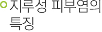 지루성 피부염의 특징